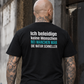 Ich beleidige keine Menschen, Unisex T-Shirt Rücken
