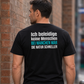 Ich beleidige keine Menschen, Unisex T-Shirt Rücken
