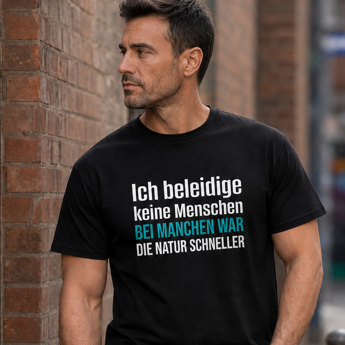 Ich beleidige keine Menschen, Unisex T-Shirt