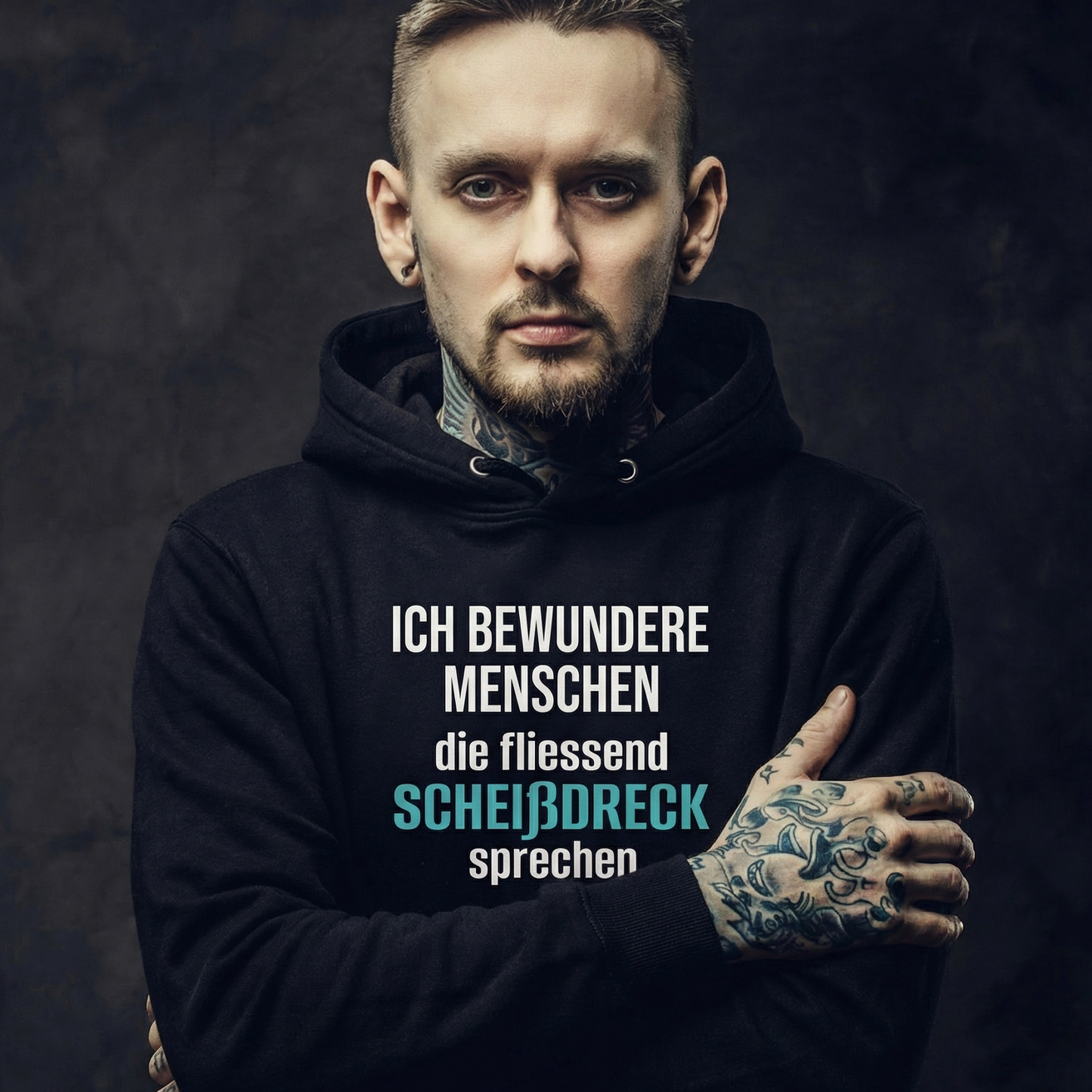 Ich bewundere Menschen, Unisex Hoodie
