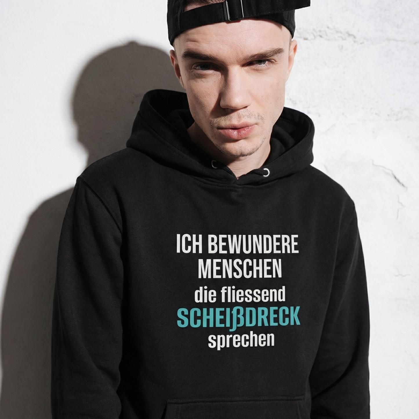 Ich bewundere Menschen, Unisex Hoodie