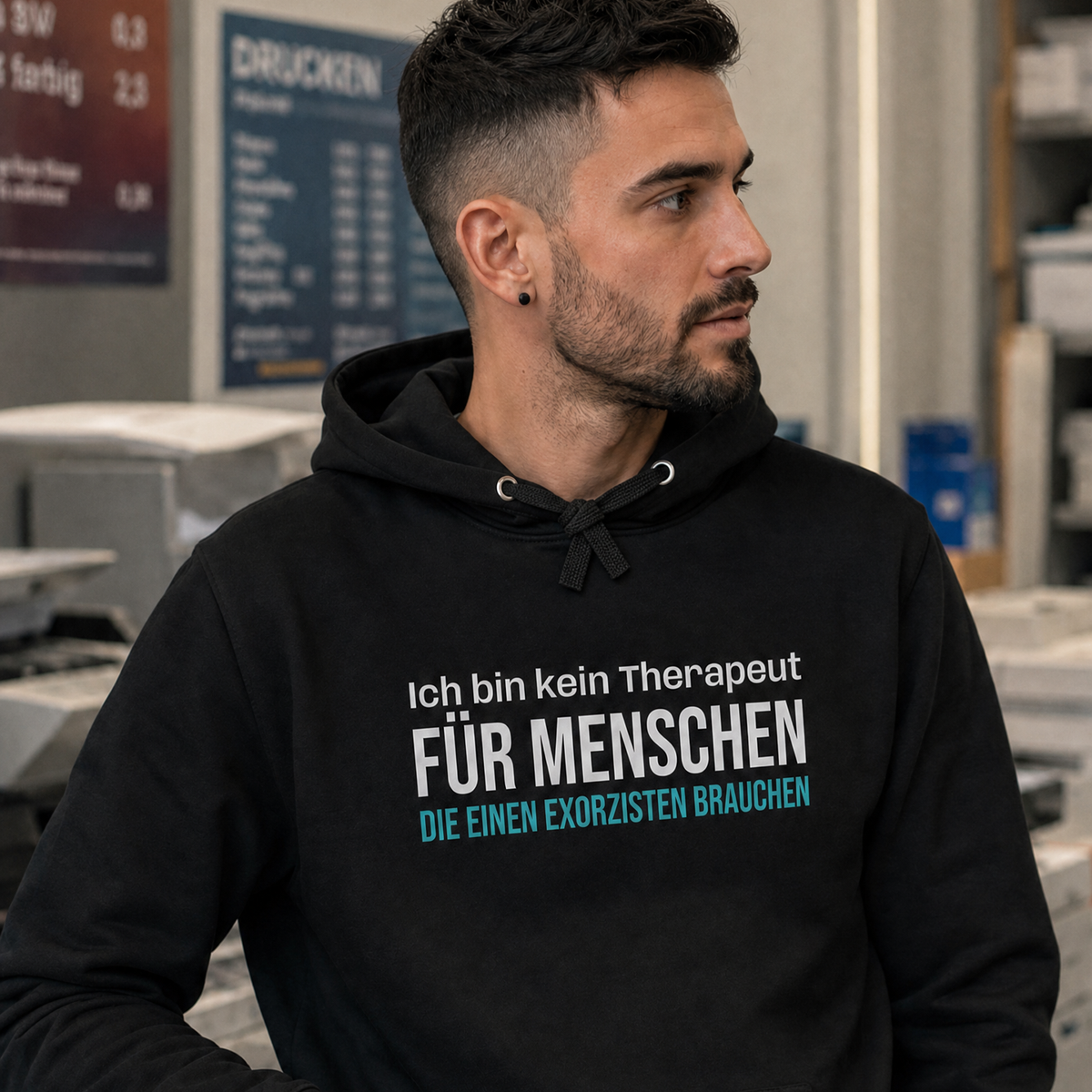 Ich bin kein Therapeut, Unisex Hoodie
