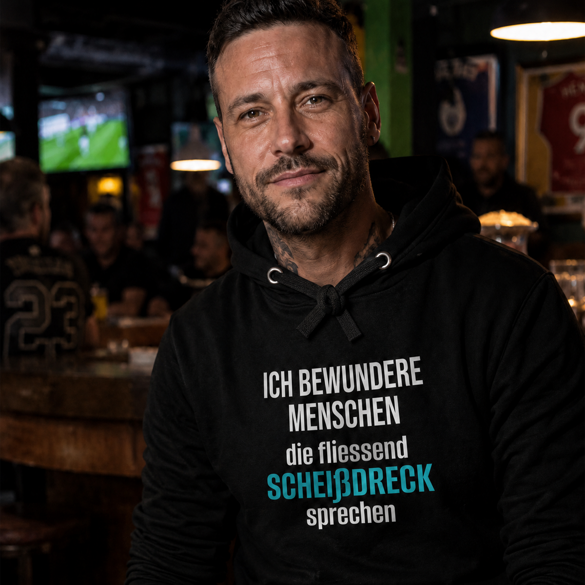 Ich bewundere Menschen, Unisex Hoodie
