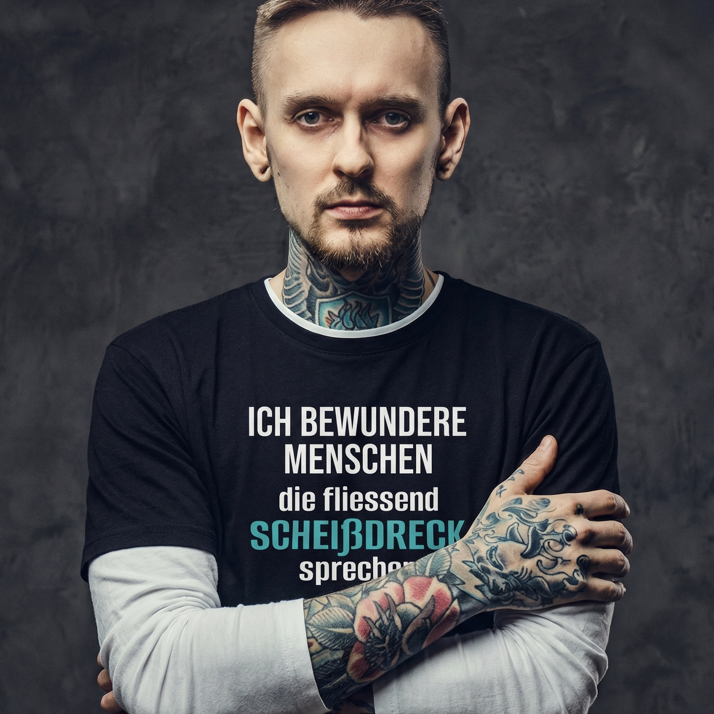 Ich bewundere Menschen, Unisex T-Shirt