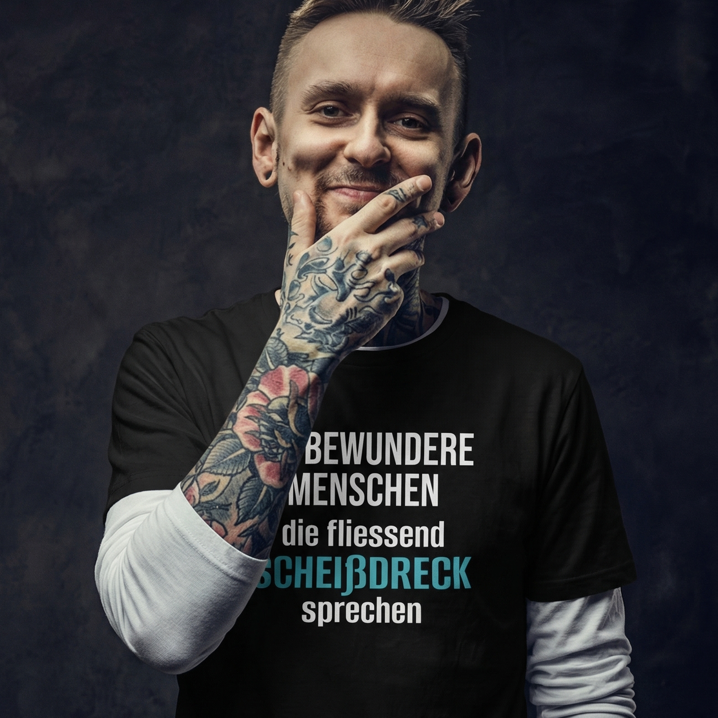 Ich bewundere Menschen, Unisex T-Shirt