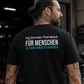 Ich bin kein Therapeut, Unisex T-Shirt Rücken