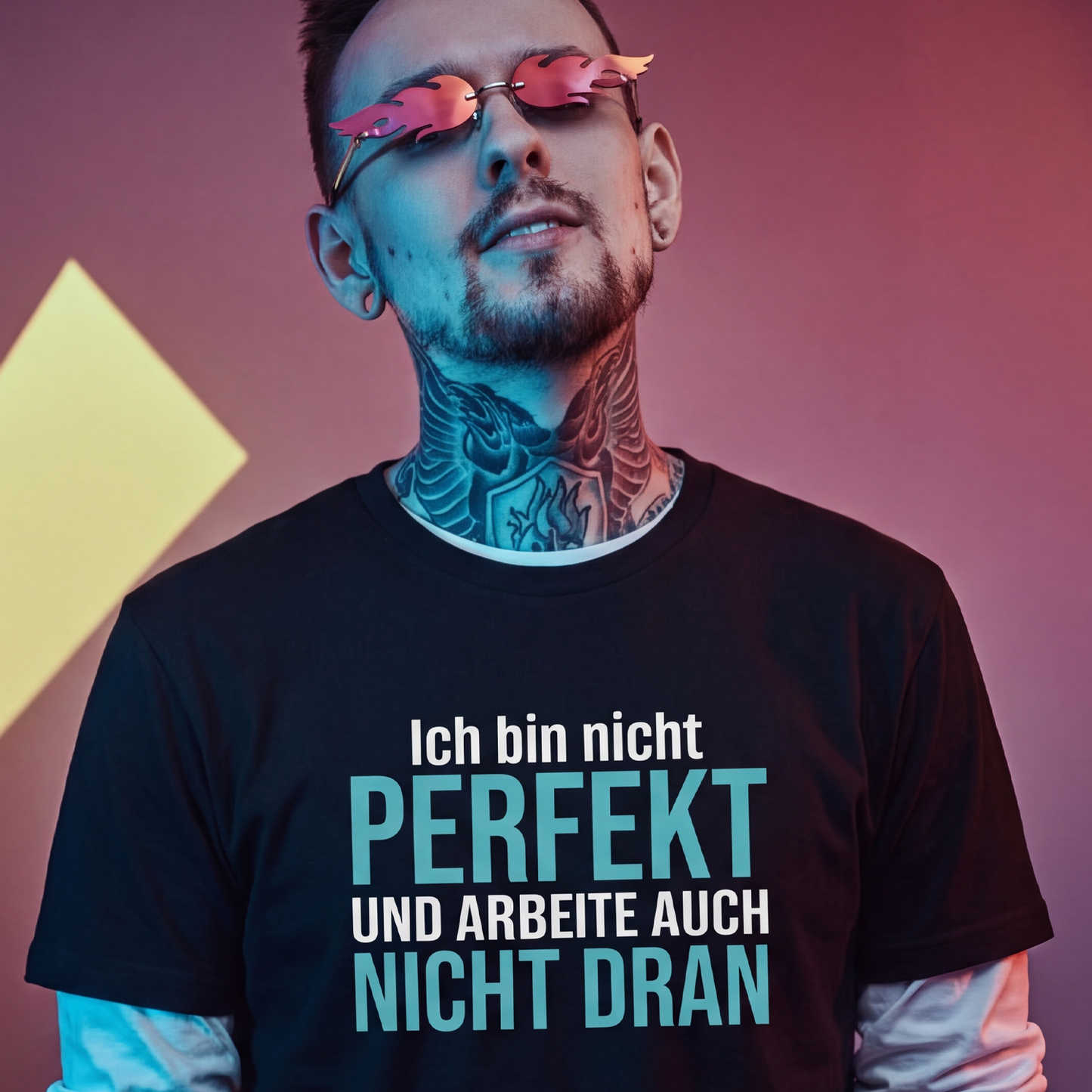 Ich bin nicht perfekt, Unisex T-Shirt
