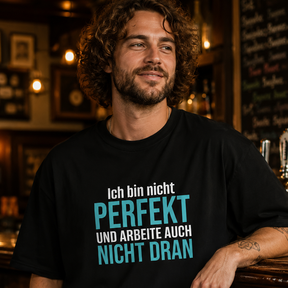 Ich bin nicht perfekt, Unisex T-Shirt