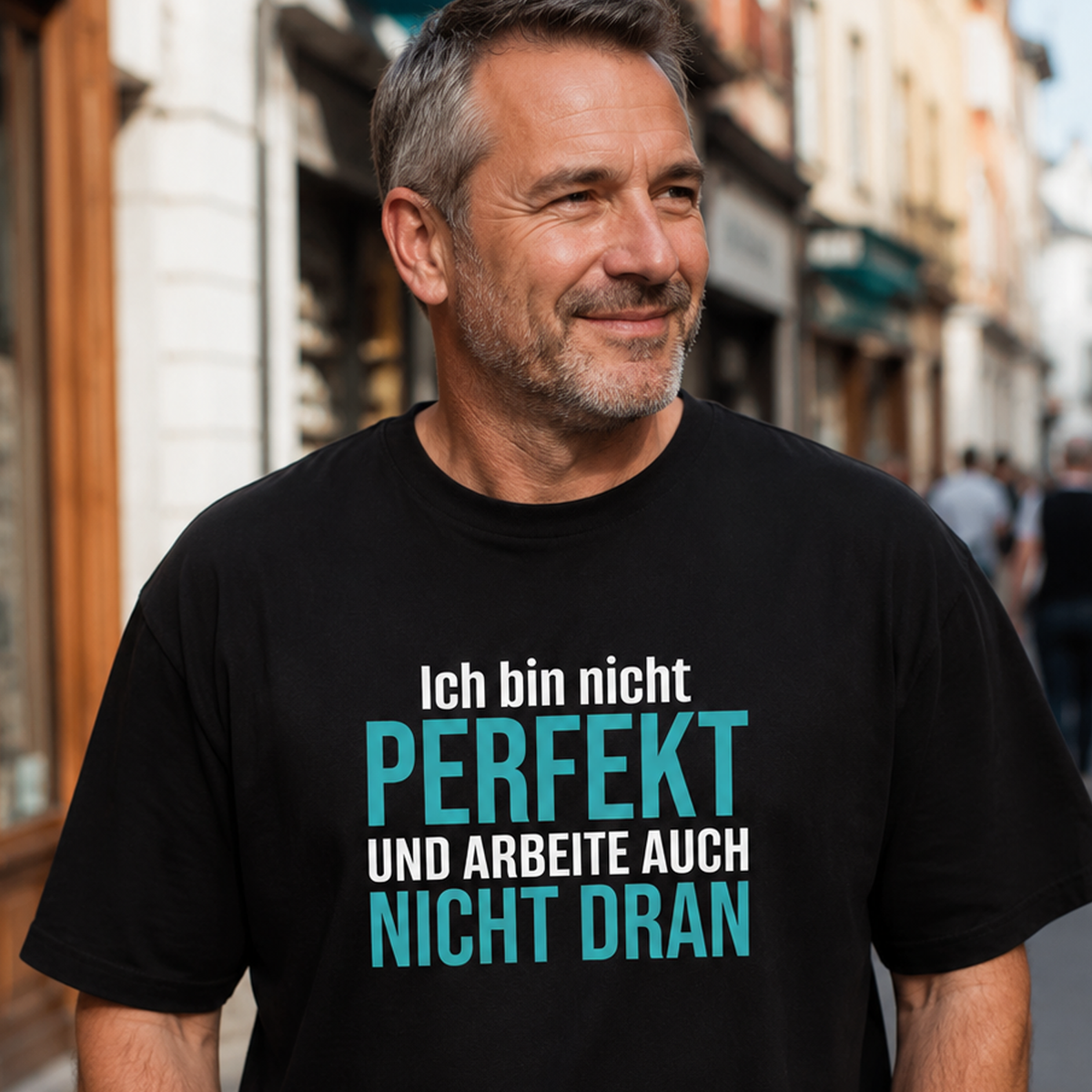 Ich bin nicht perfekt, Unisex T-Shirt