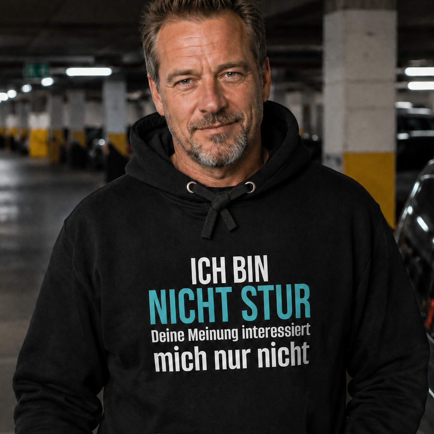 Ich bin nicht stur, Unisex Hoodie