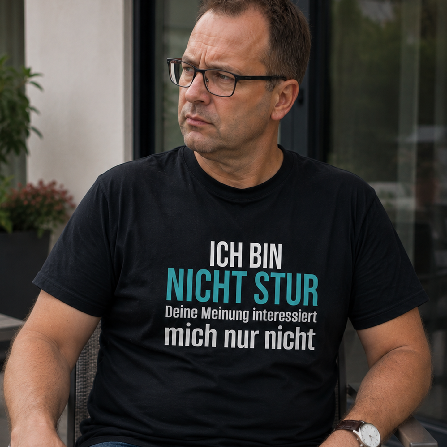 Ich bin nicht stur, Unisex T-Shirt
