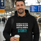 Ich bleib so wie ich bin, Unisex Hoodie