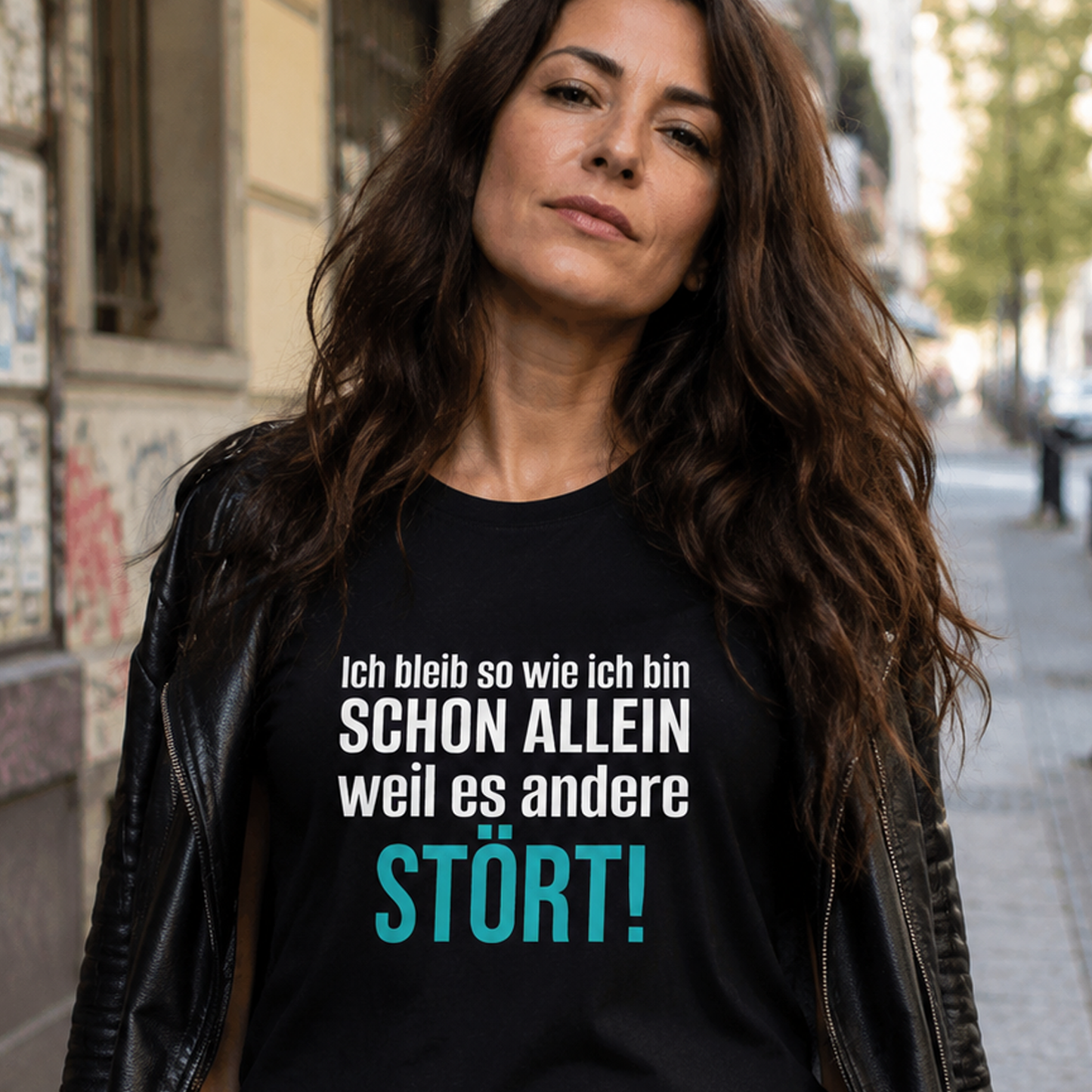 Ich bleib so wie ich bin, Unisex T-Shirt