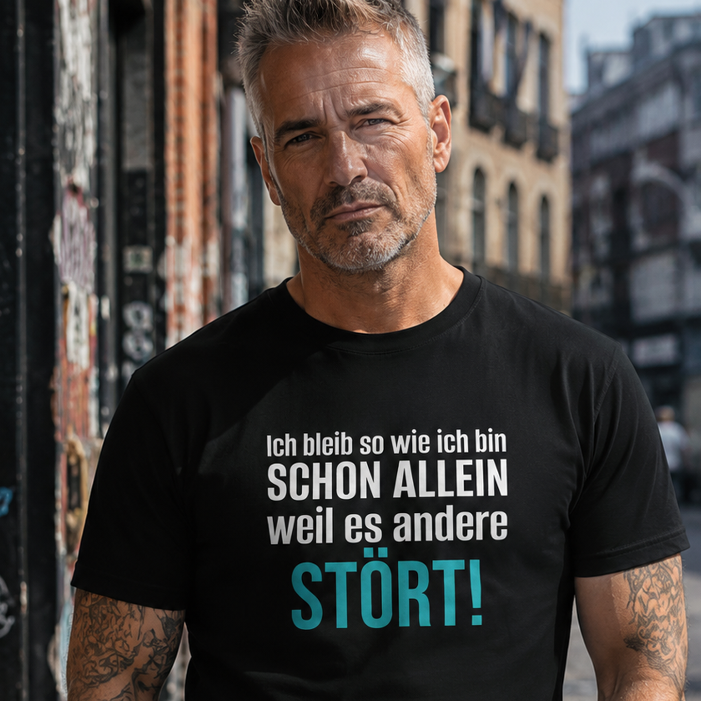 Ich bleib so wie ich bin, Unisex T-Shirt