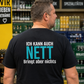 Ich kann auch nett, Unisex T-Shirt Rücken