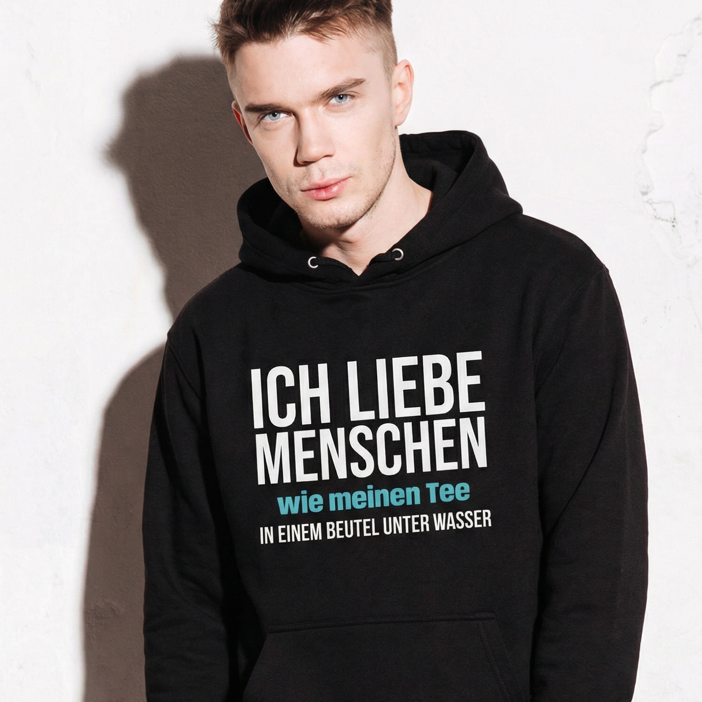 Ich liebe Menschen, Unisex Hoodie