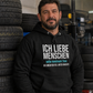 Ich liebe Menschen, Unisex Hoodie
