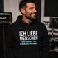 Ich liebe Menschen, Unisex Hoodie