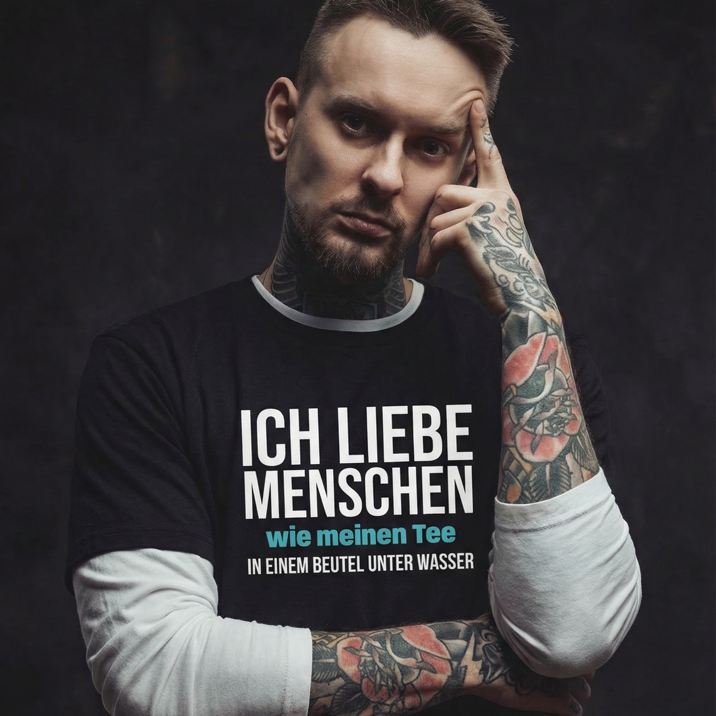 Ich liebe Menschen, Unisex T-Shirt