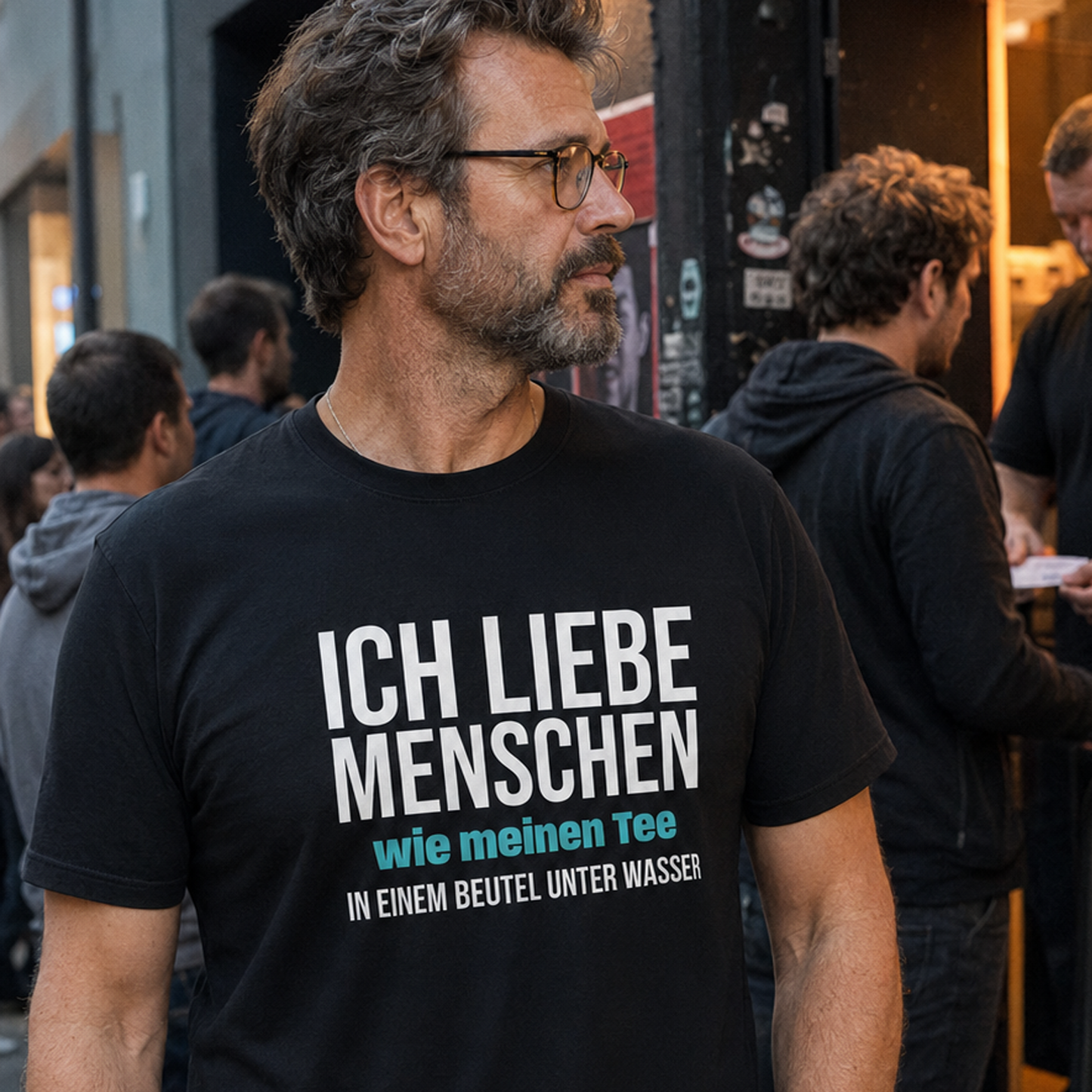 Ich liebe Menschen, Unisex T-Shirt