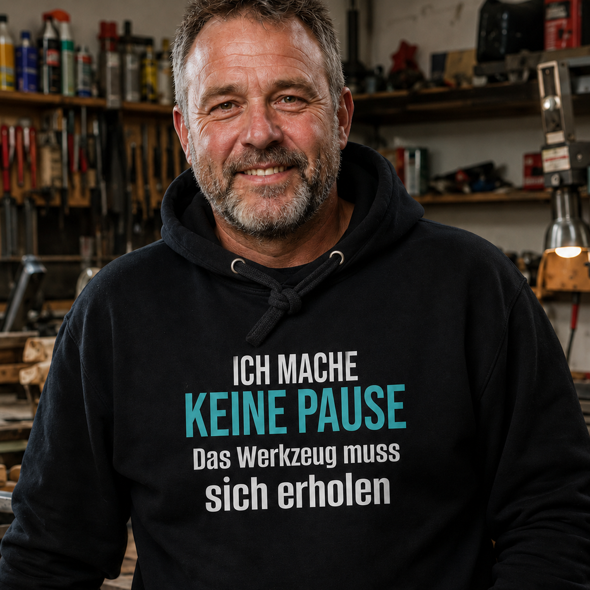 Ich mache keine Pause, Unisex Hoodie