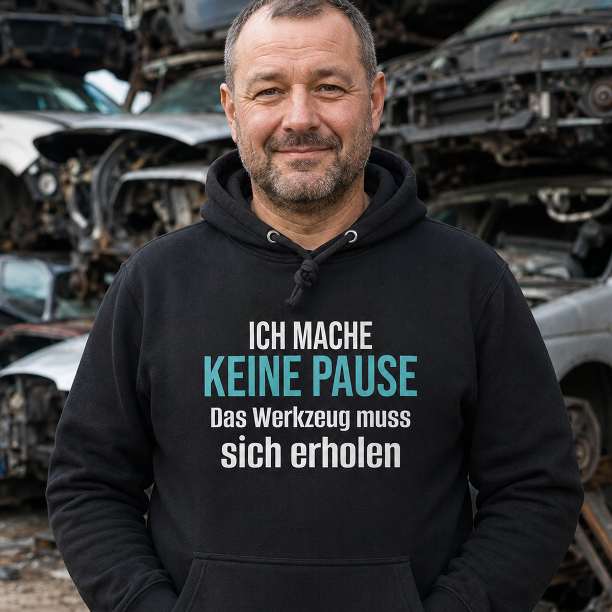 Ich mache keine Pause, Unisex Hoodie