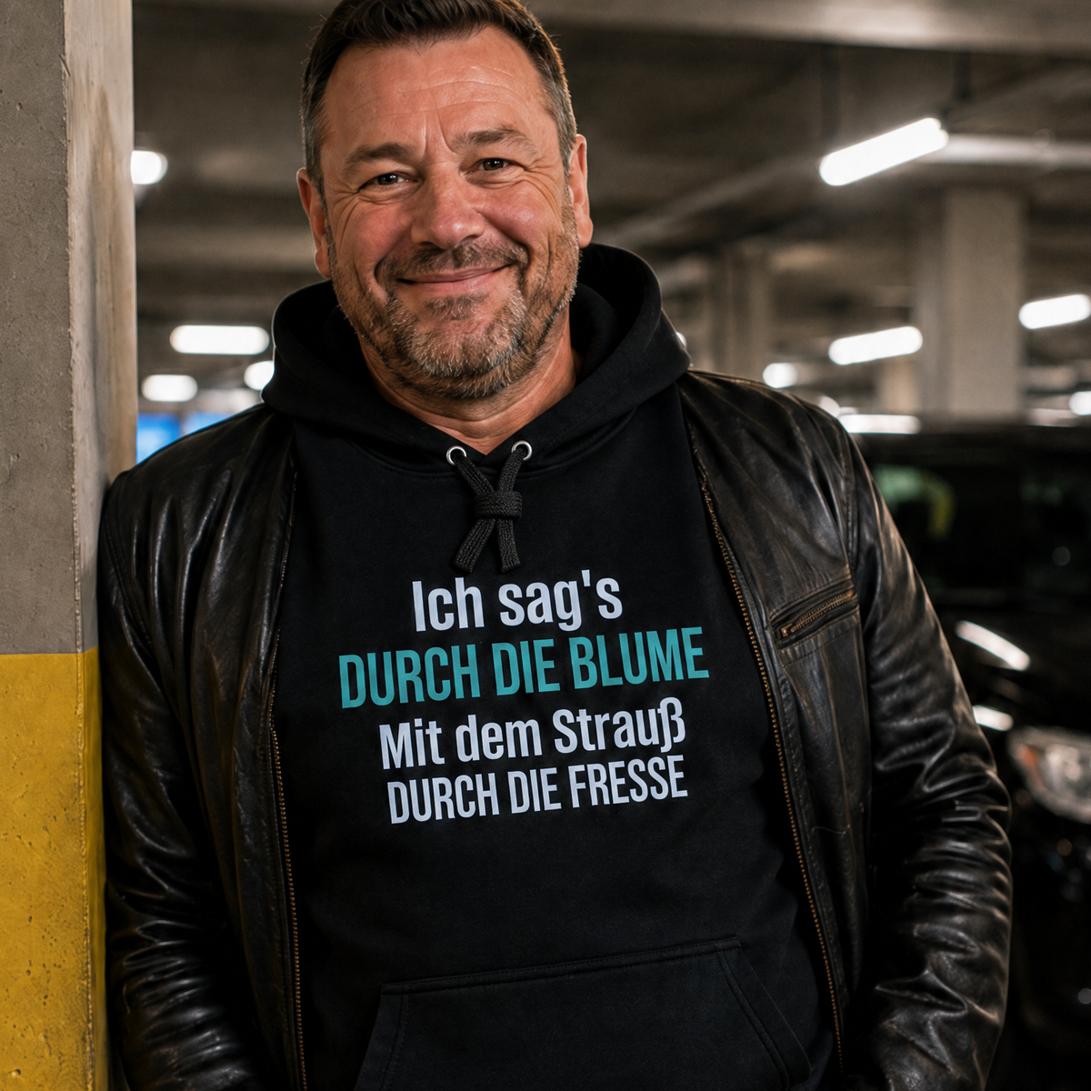 Ich sag’s durch die Blume, Unisex Hoodie