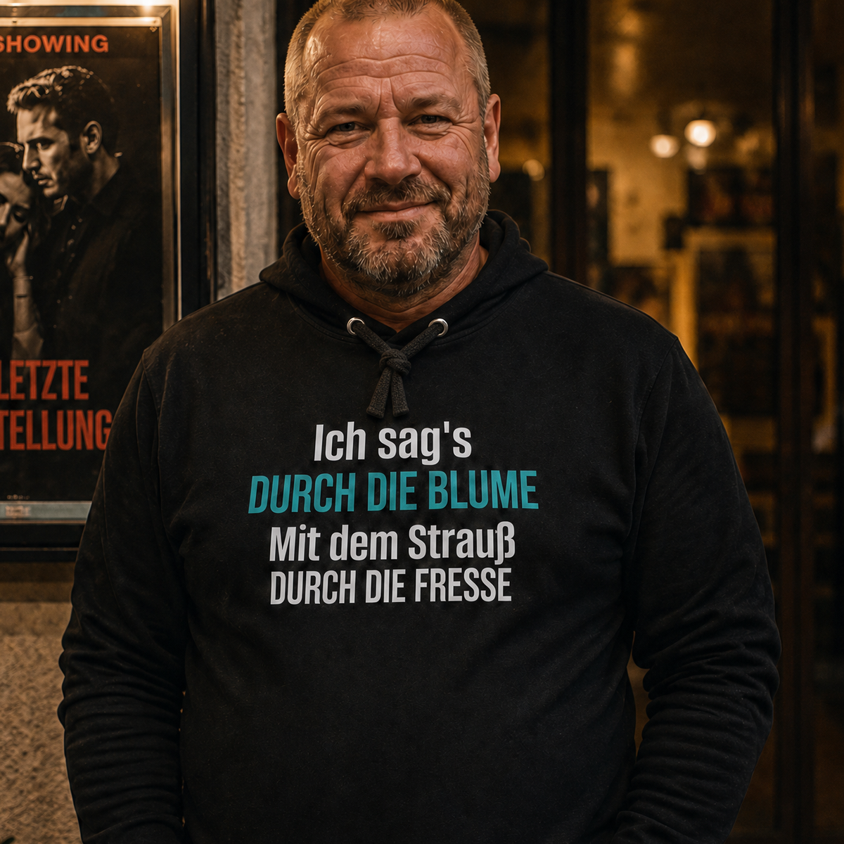 Ich sag’s durch die Blume, Unisex Hoodie