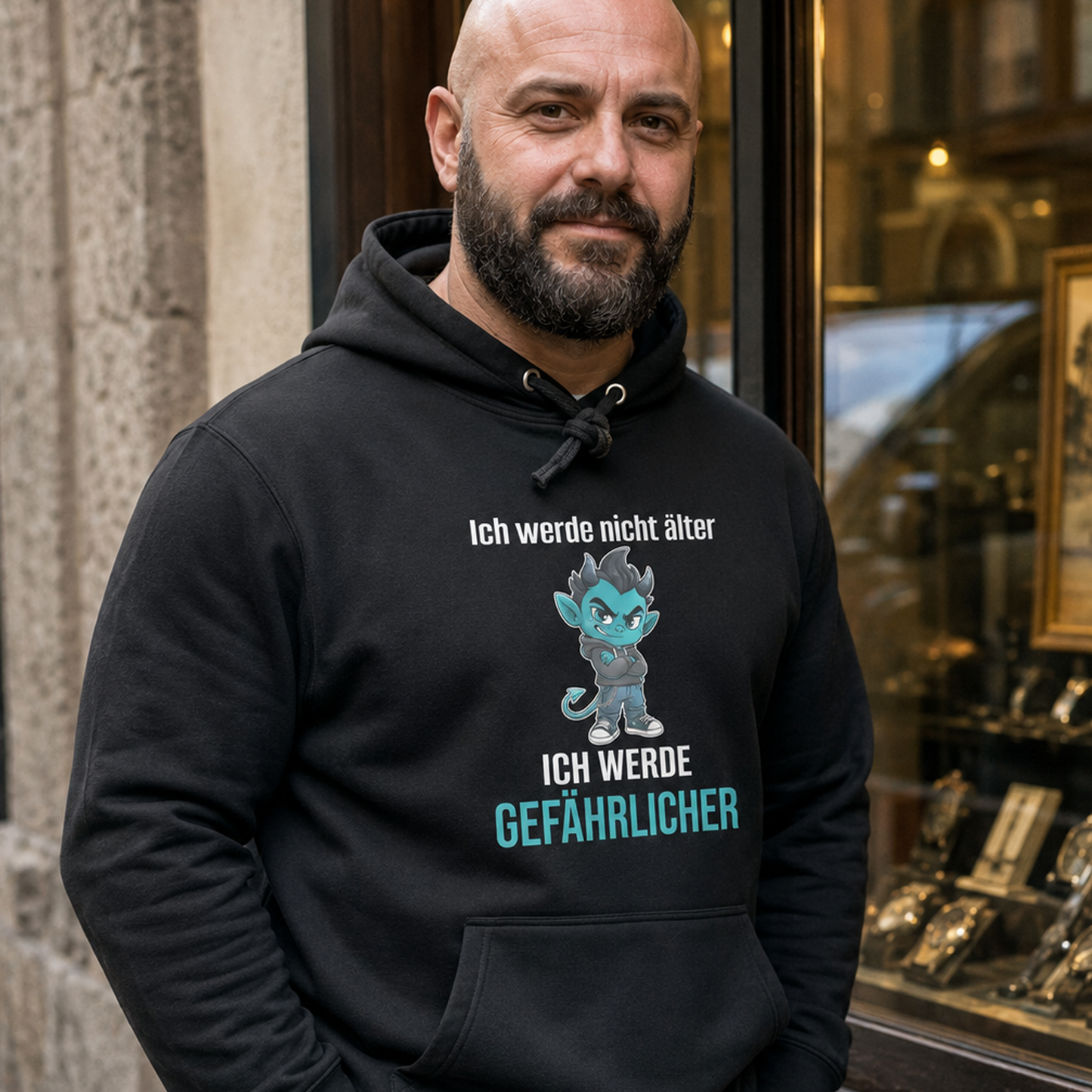 Ich werde nicht älter, Unisex Hoodie