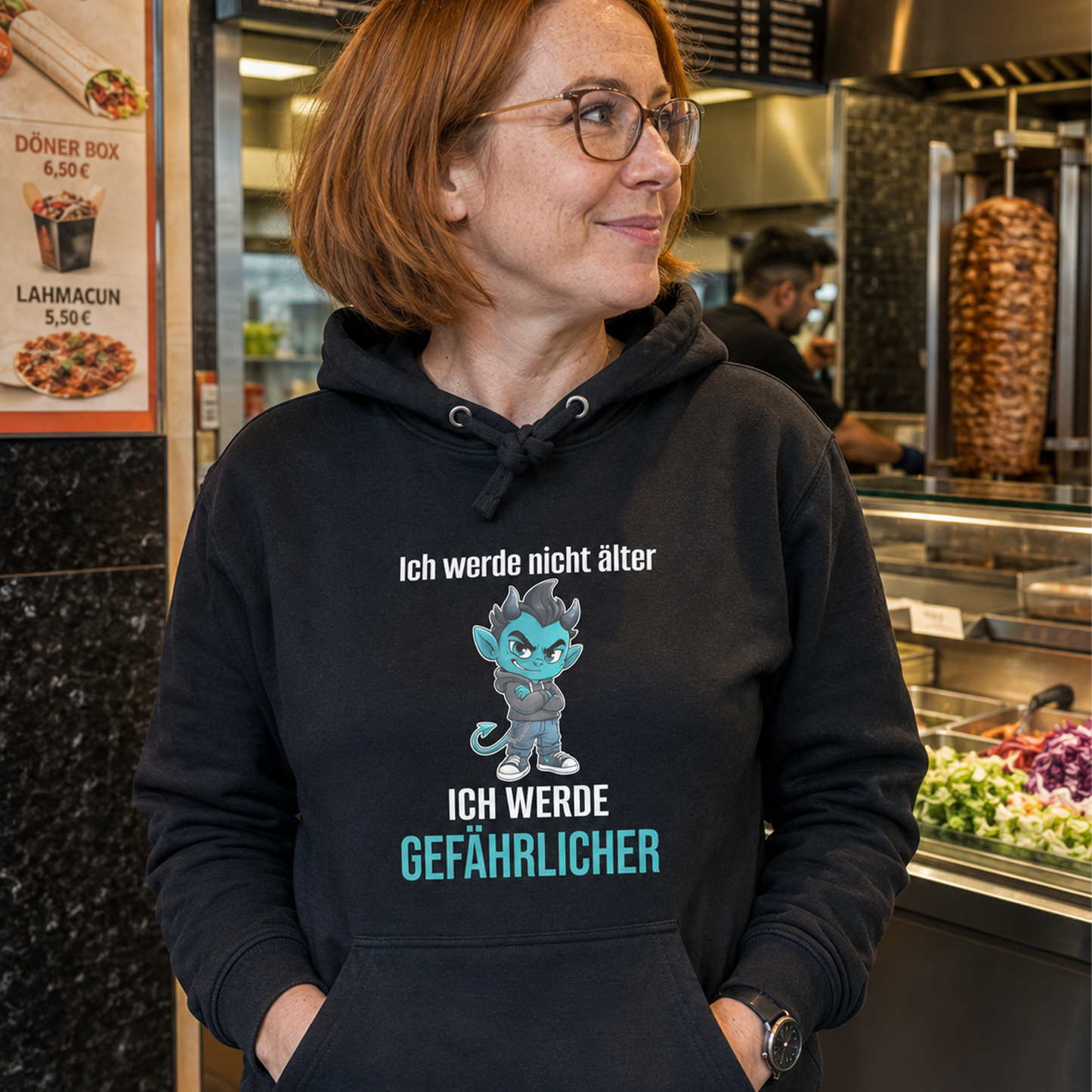 Ich werde nicht älter, Unisex Hoodie