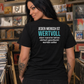 Jeder Mensch ist wertvoll, Unisex T-Shirt Rücken