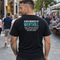 Jeder Mensch ist wertvoll, Unisex T-Shirt Rücken