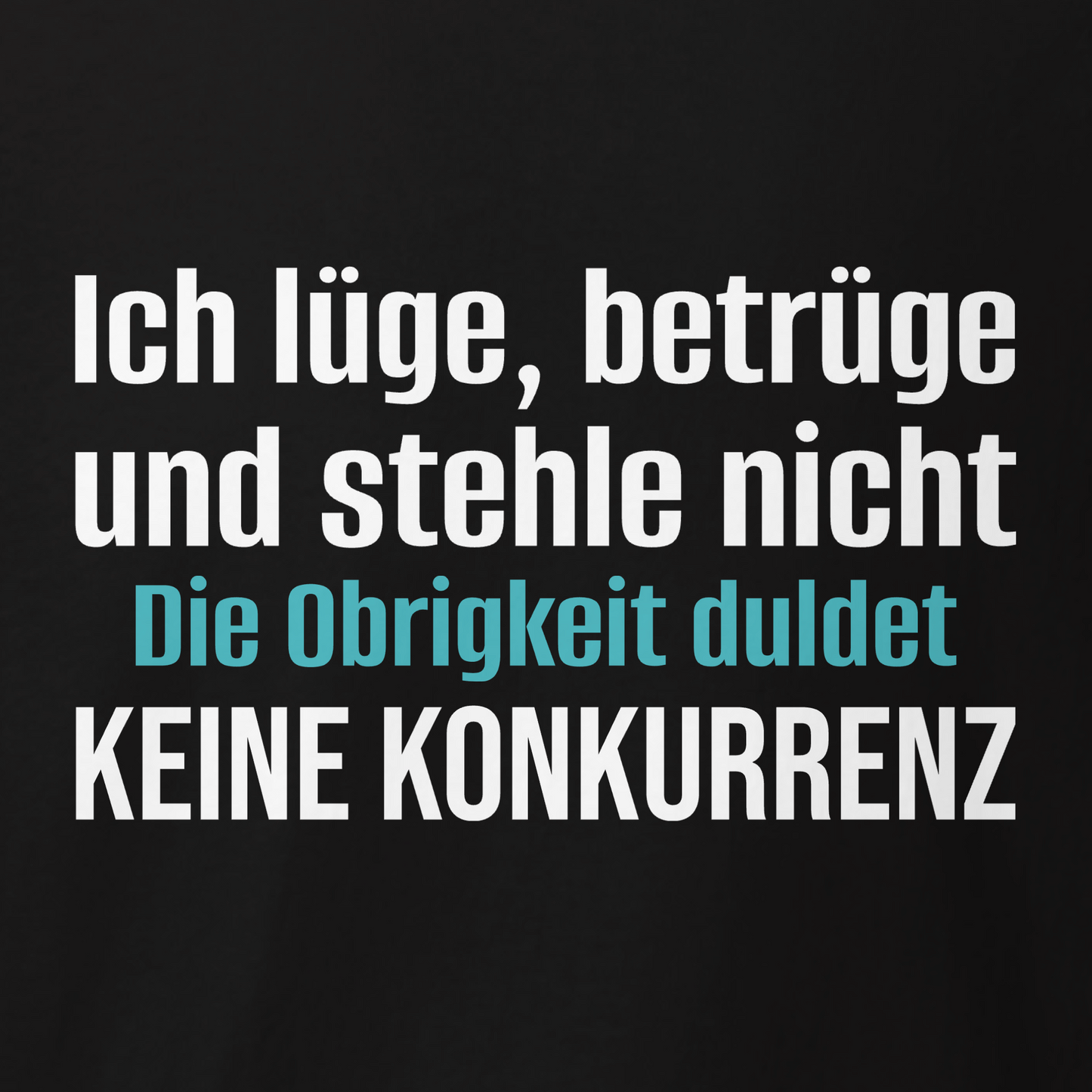 Keine Konkurrenz, Unisex Hoodie