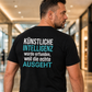 Künstliche Intelligenz, Unisex T-Shirt Rücken