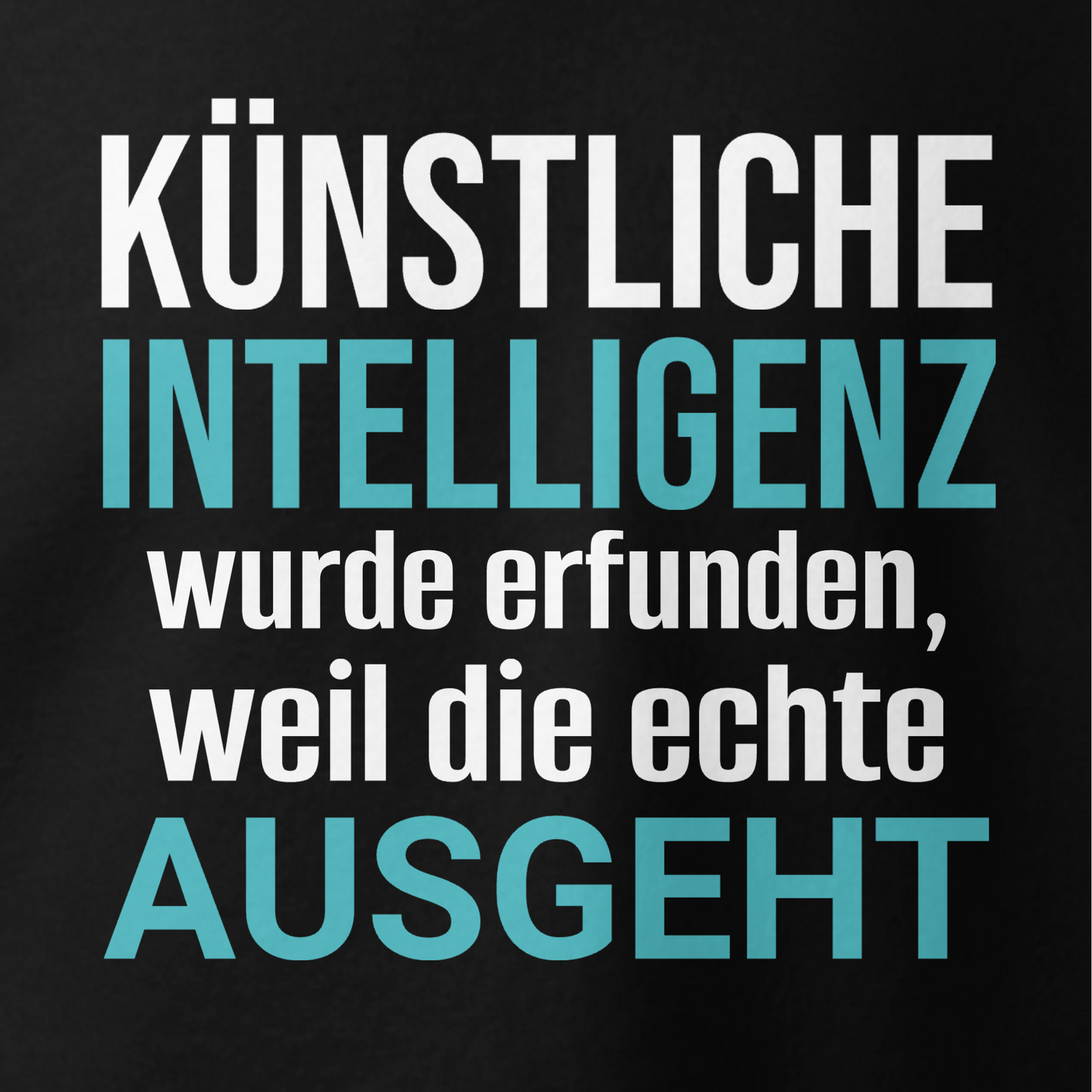 Künstliche Intelligenz, Unisex Hoodie