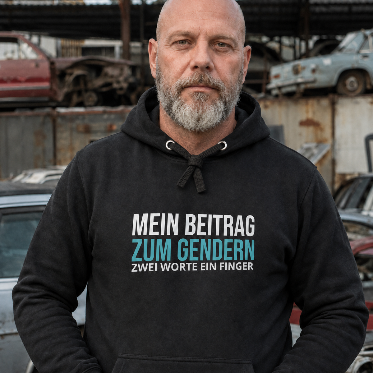 Mein Beitrag zum Gendern, Unisex Hoodie