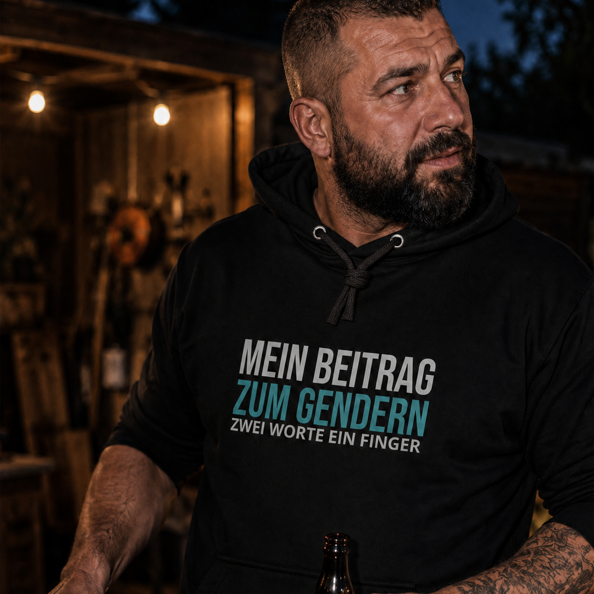 Mein Beitrag zum Gendern, Unisex Hoodie