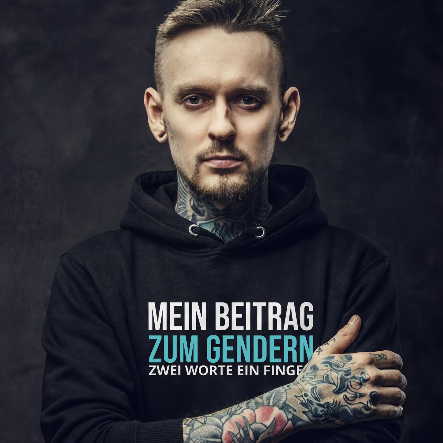 Mein Beitrag zum Gendern, Unisex Hoodie
