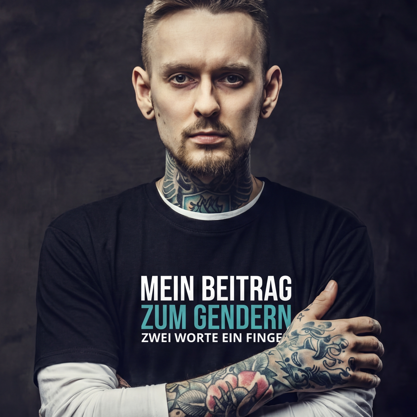 Mein Beitrag zum Gendern, Unisex T-Shirt