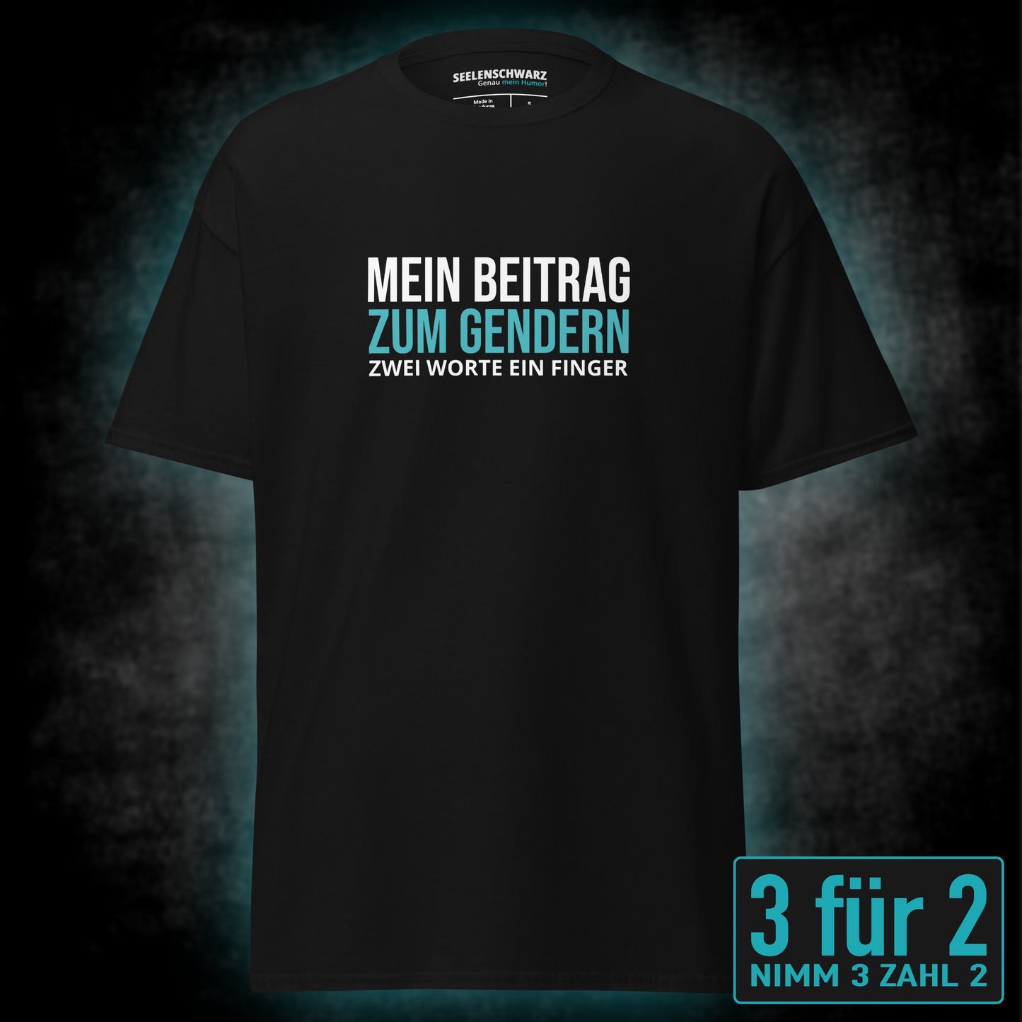 Mein Beitrag zum Gendern, Unisex T-Shirt