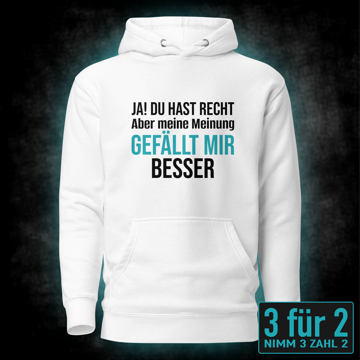 Meine Meinung, Unisex Hoodie