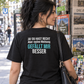Meine Meinung, Unisex T-Shirt Rücken