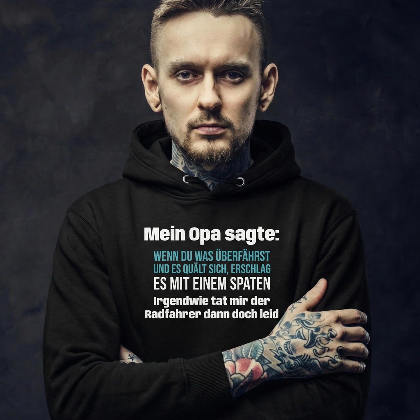 Mit Spaten erschlagen, Unisex Hoodie