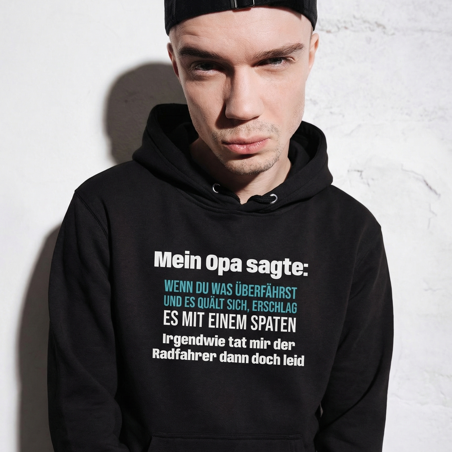 Mit Spaten erschlagen, Unisex Hoodie