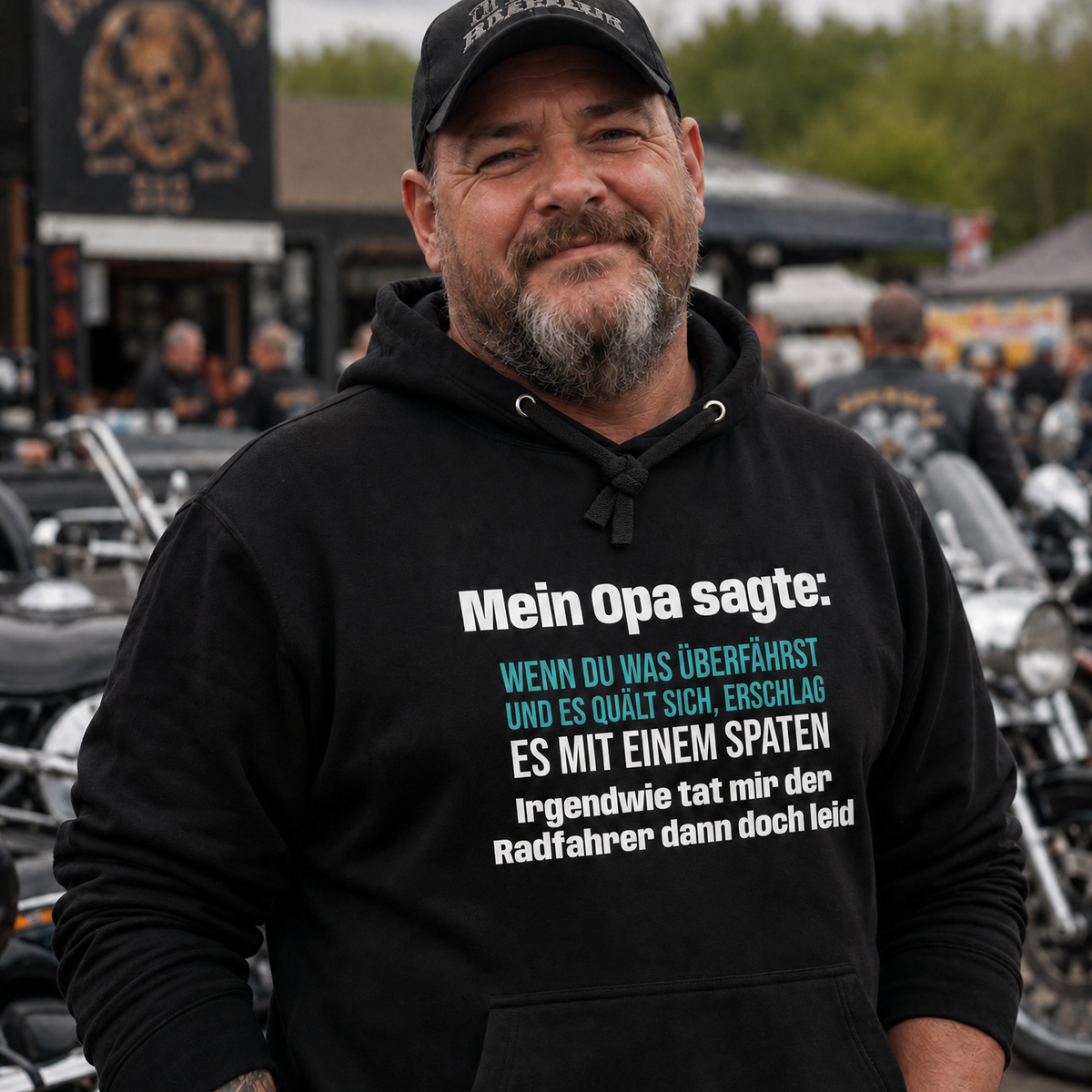 Mit Spaten erschlagen, Unisex Hoodie