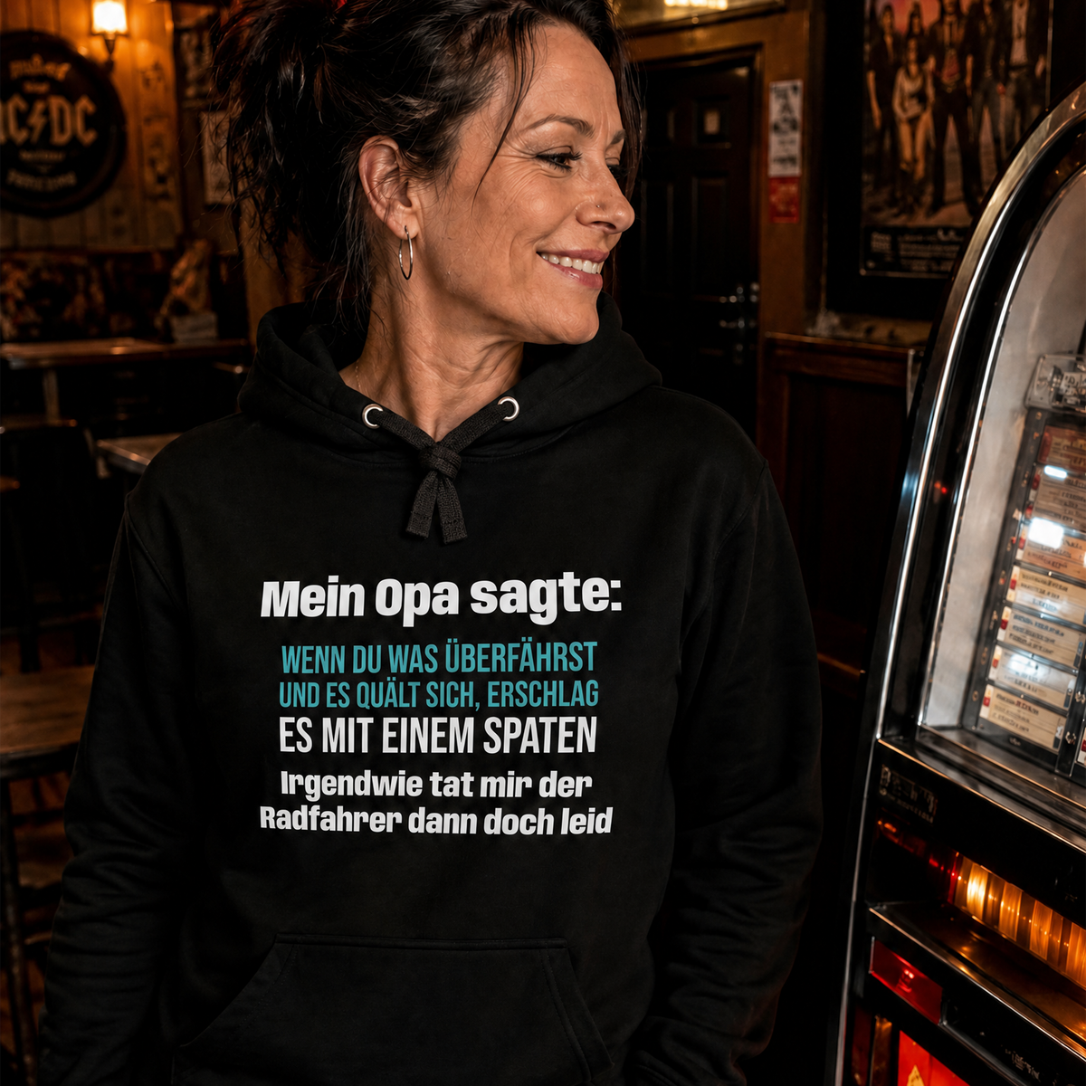 Mit Spaten erschlagen, Unisex Hoodie