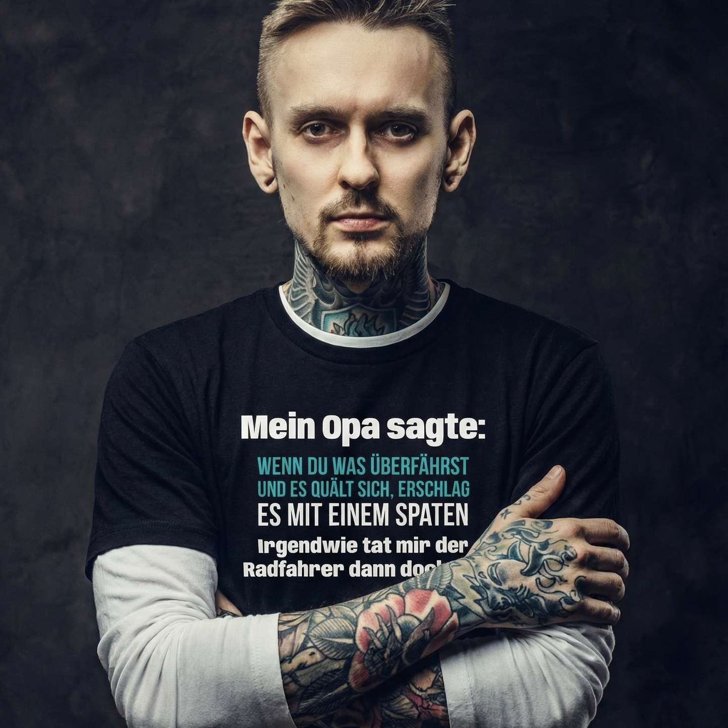 Mit Spaten erschlagen, Unisex T-Shirt