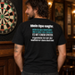 Mit Spaten erschlagen, Unisex T-Shirt Rücken