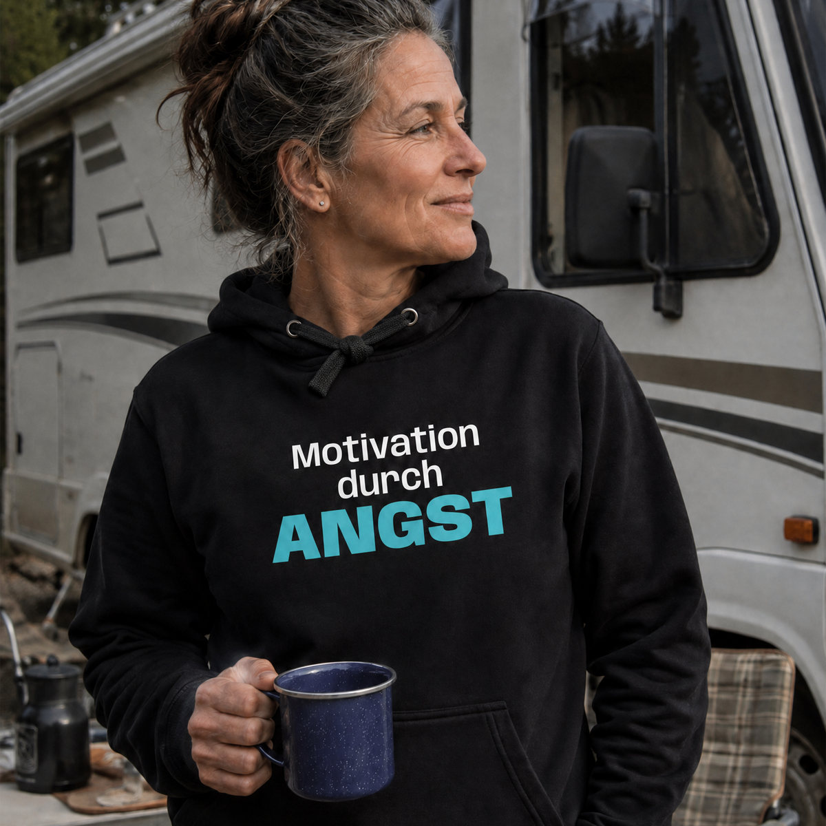 Motivation durch Angst, Unisex Hoodie