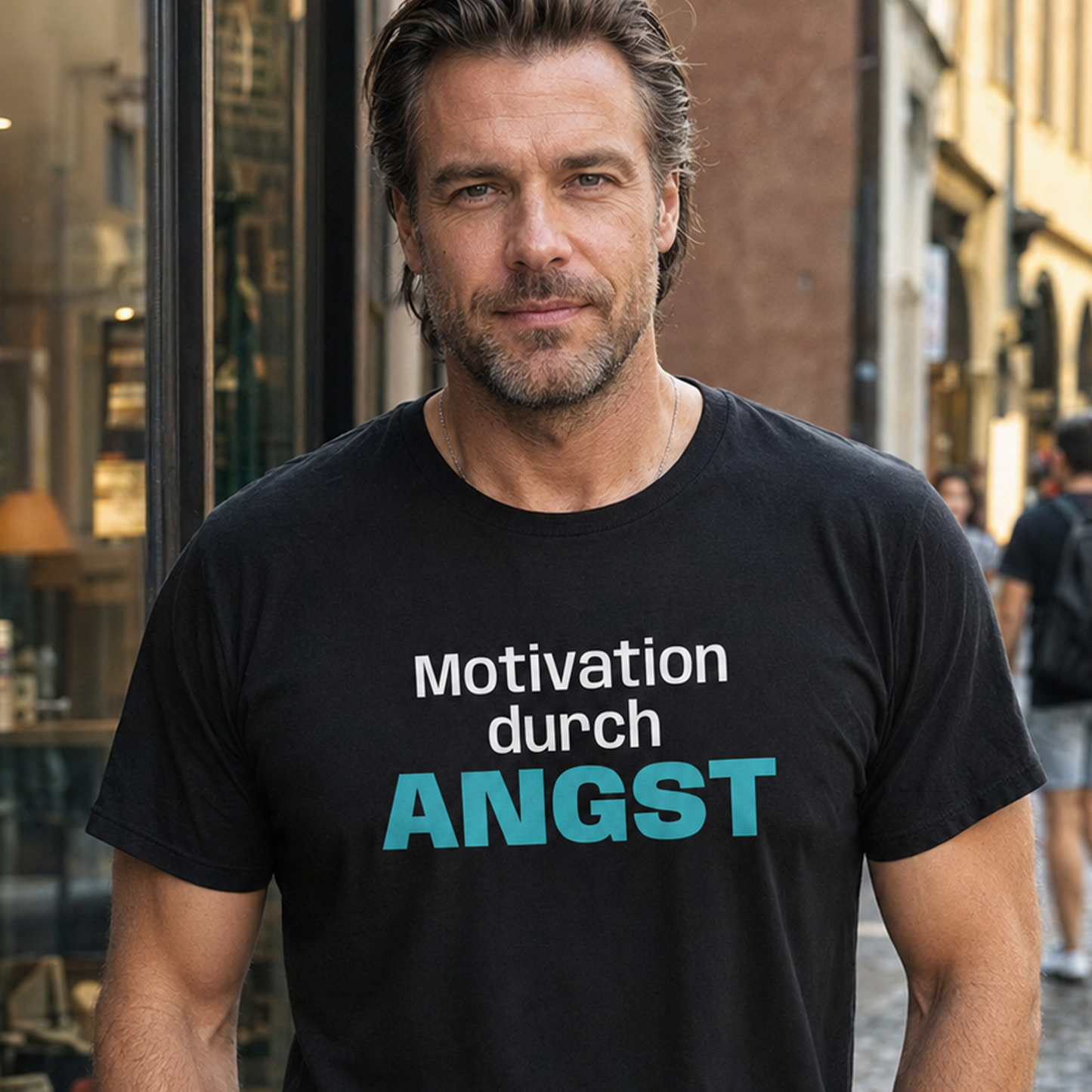 Motivation durch Angst, Unisex T-Shirt
